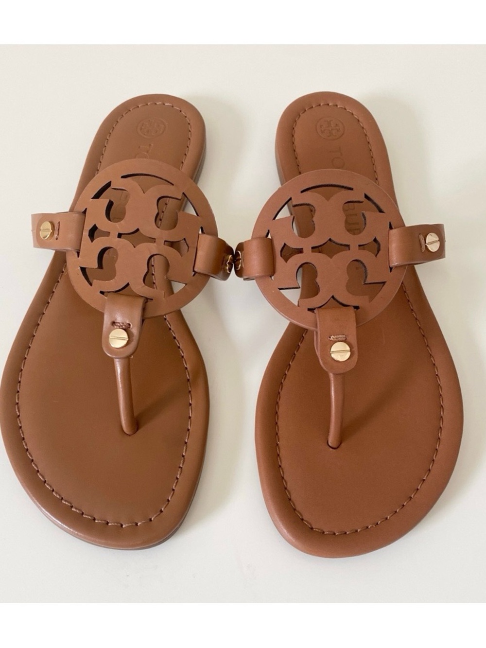 Tory Burch Miller Sandals Size 7 - Mismatched Manufacturing (Brazil & Vietnam)